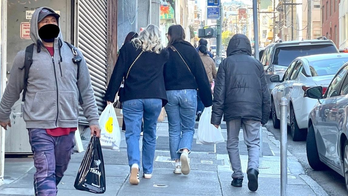 For the past 10 years since SB 270 was passed in 2014, thin single-use plastic carryout bags were banned and thick plastic bags which are deemed as “reusable” are allowed to be distributed. Data shows that those thick bags have been seldomly reused by consumers and instead have produced more plastic wastes in California. Photo by Portia Li