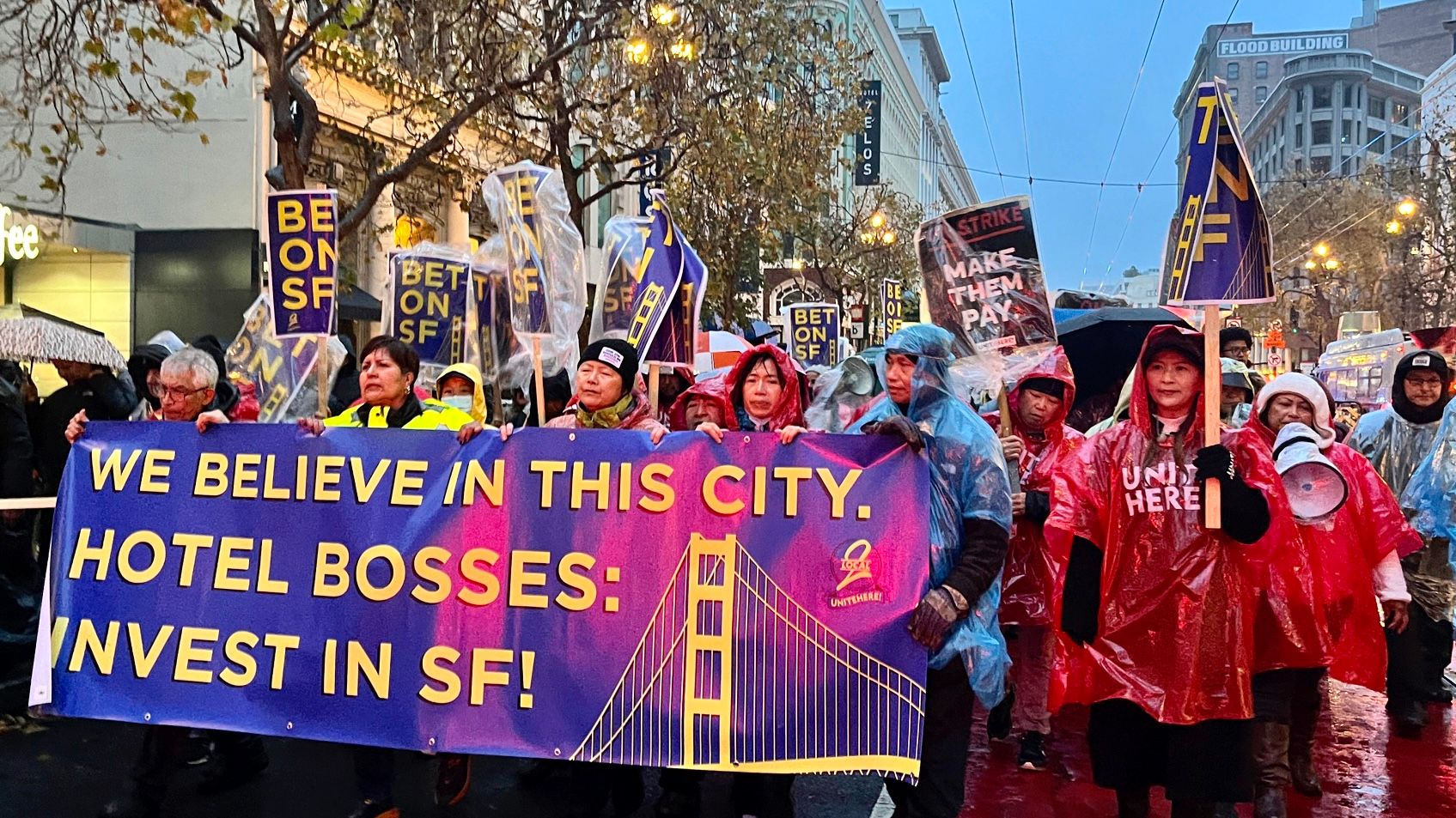 Mayor-Elect Daniel Lurie plays a key role in bringing both sides to the negotiation table that leads to the conclusion of the 93-day hotel strike in San Francisco. Courtesy UNION HERE Local 2 union