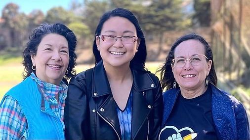 Three candidates, Anita Martinez (from left) , Vick Chung and Susan Solomon,  running as a team, capture all top three seats in the San Francisco Community College Board election. Courtesy Chung Campaign