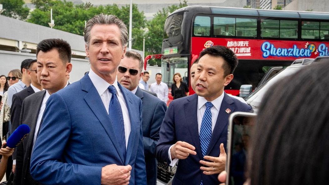 Governor Newsom has arrived Shenzhen in his 1-week visit to China. Courtesy Governor’s Office