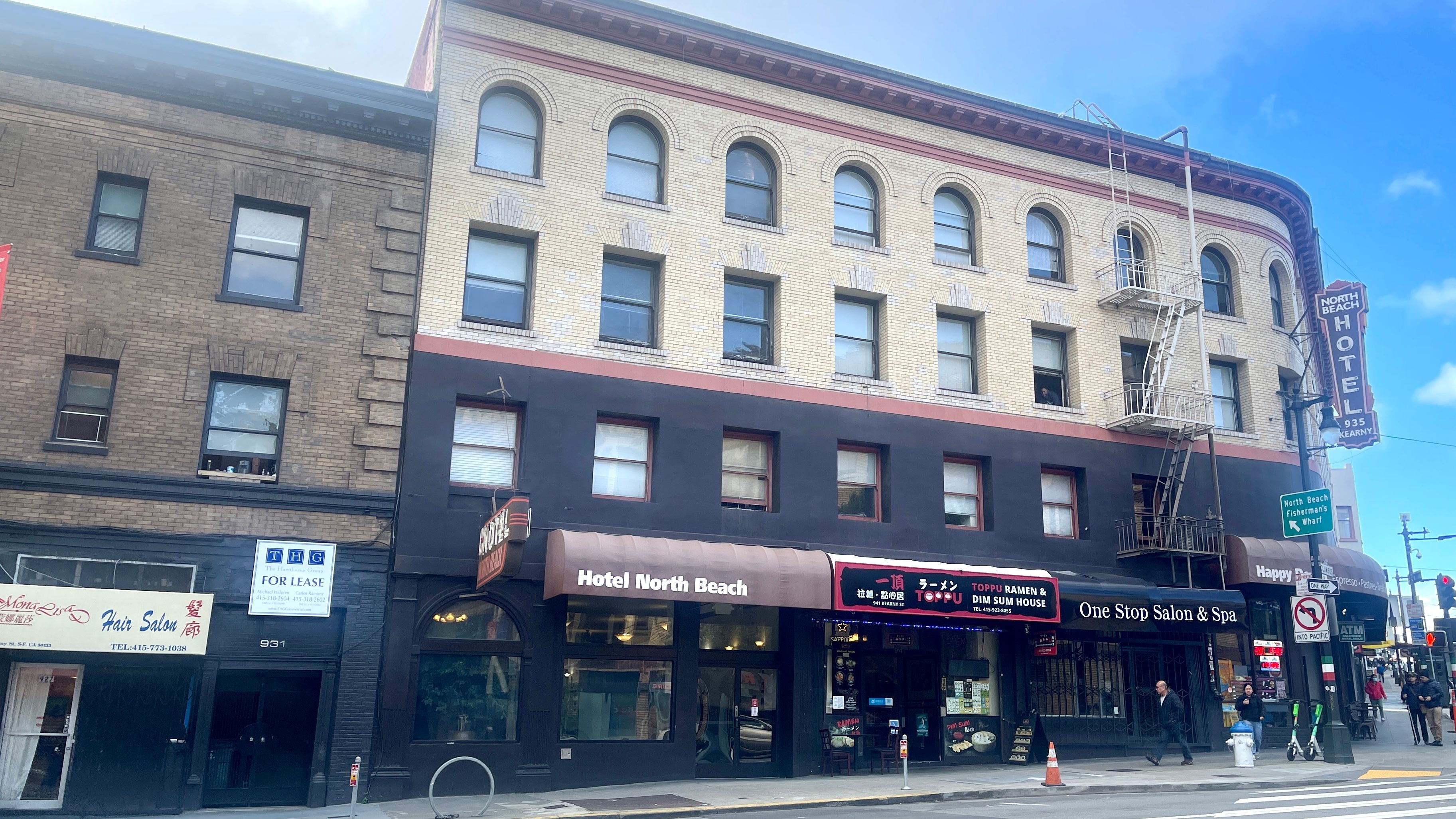 San Francisco Mayor London Breed announces a sober living housing facility to open this spring at 935 Kearny Street, Hotel North Beach, in Chinatown. Photo by Portia Li