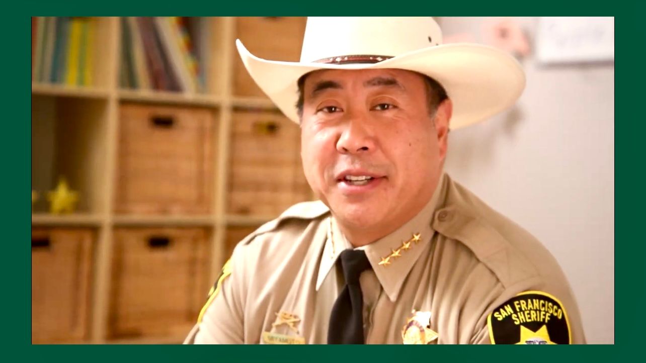 San Francisco Sheriff’s Department releases a recruitment video to hire 200 deputies and staff members. Japanese and Chinese Sheriff Paul Miyamoto is in the video to recruit applicants. Courtesy SF Sheriff’s Department