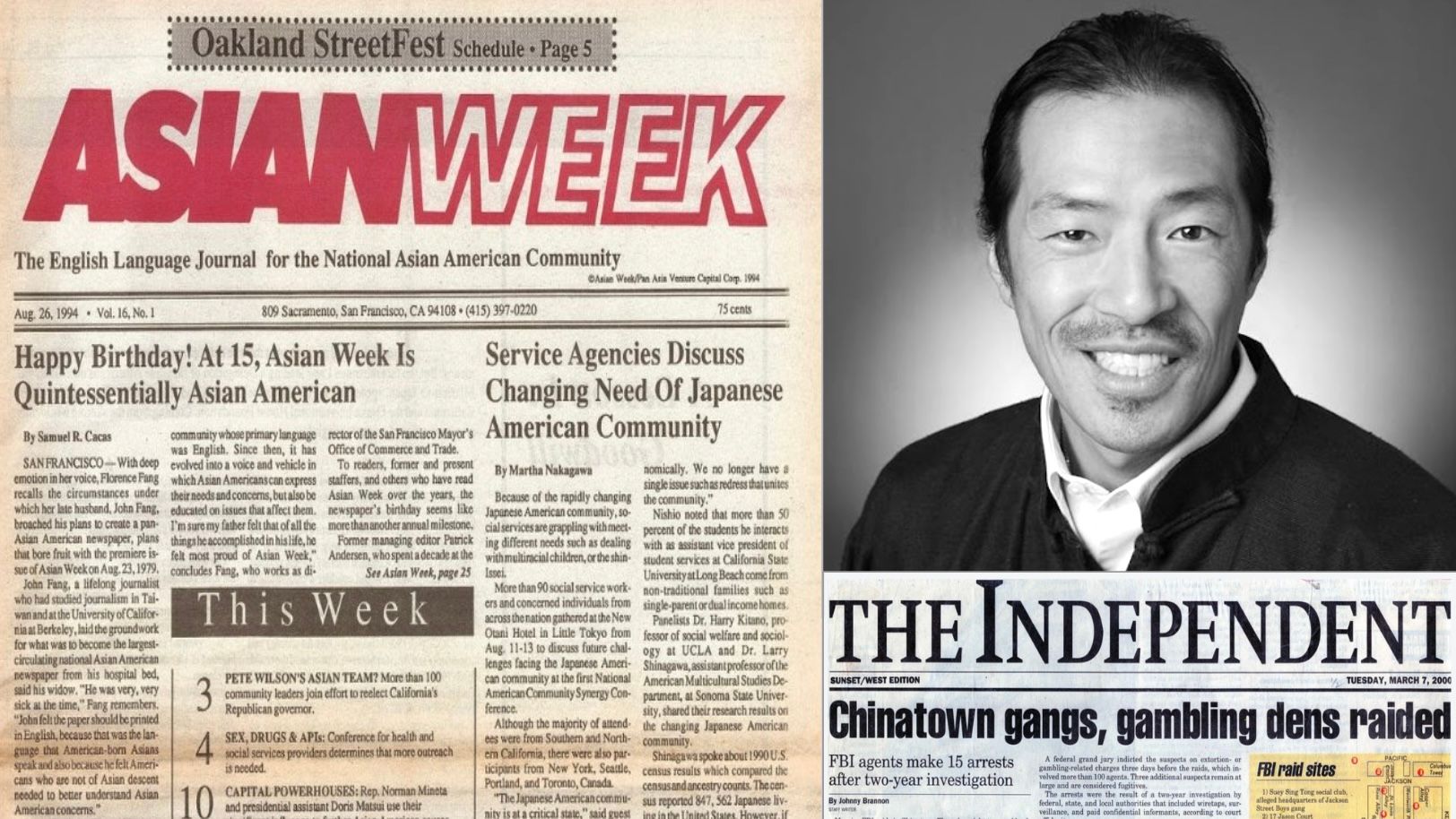 Ted Fang, first Asian publisher of newspapers in US metro cities, passed away on September 9, 2024 at the age of 61. He was the publisher of Independent, Asian Week and San Francisco Examiner.  Courtesy Max Millard