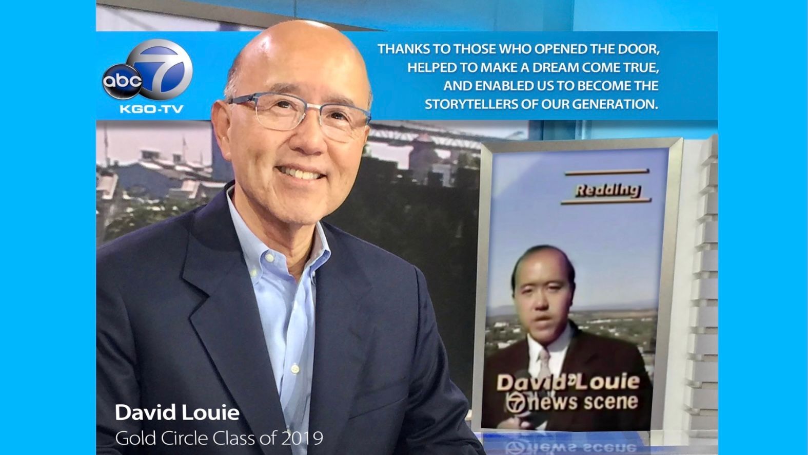 David Louie retires on September 30 after serving at KGO-TV for 50 years and 6 months. Courtesy David Louie