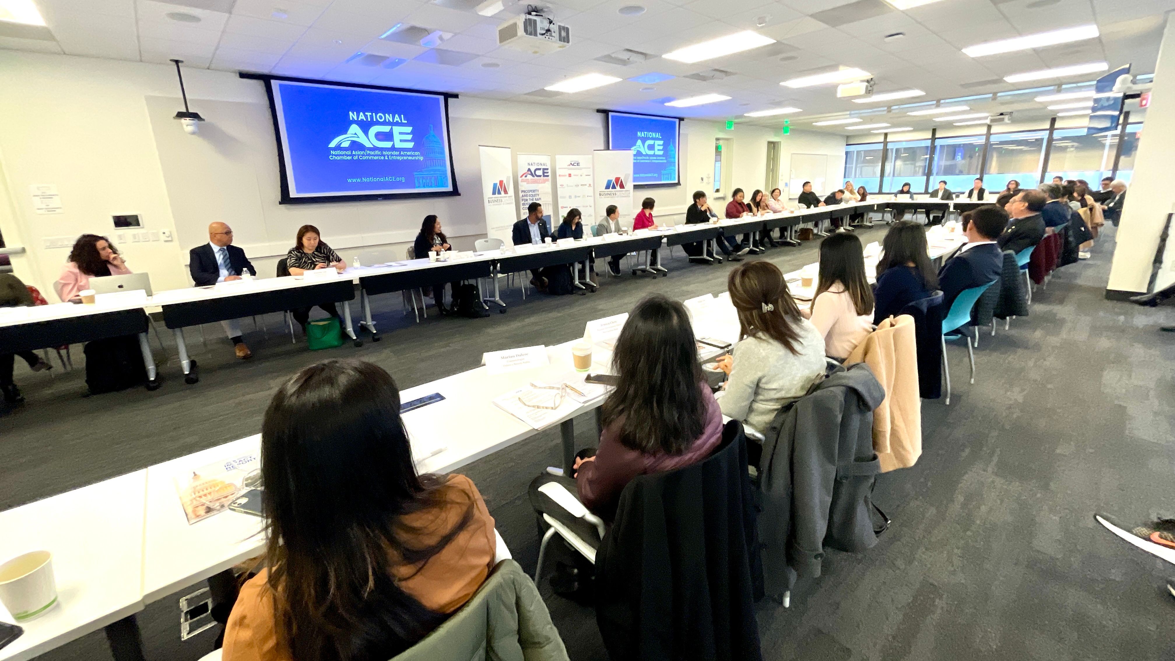 AAPI Strong small business roundtable series conference is held on February 2 in San Francisco. Photo by Portia Li