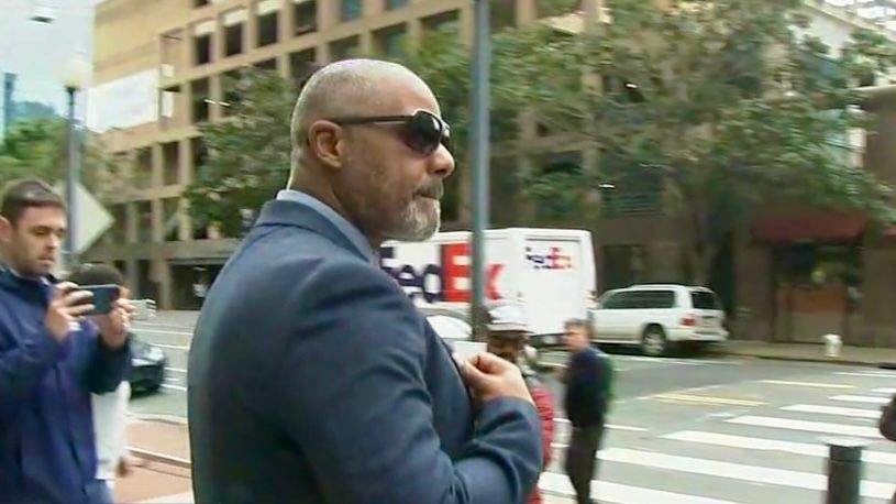 Andre Jones, longtime partner of former Oakland Mayor Sheng Thao, leaves the Oakland federal courthouse after he makes his initial appearance on January 17, 2025. Screenshot