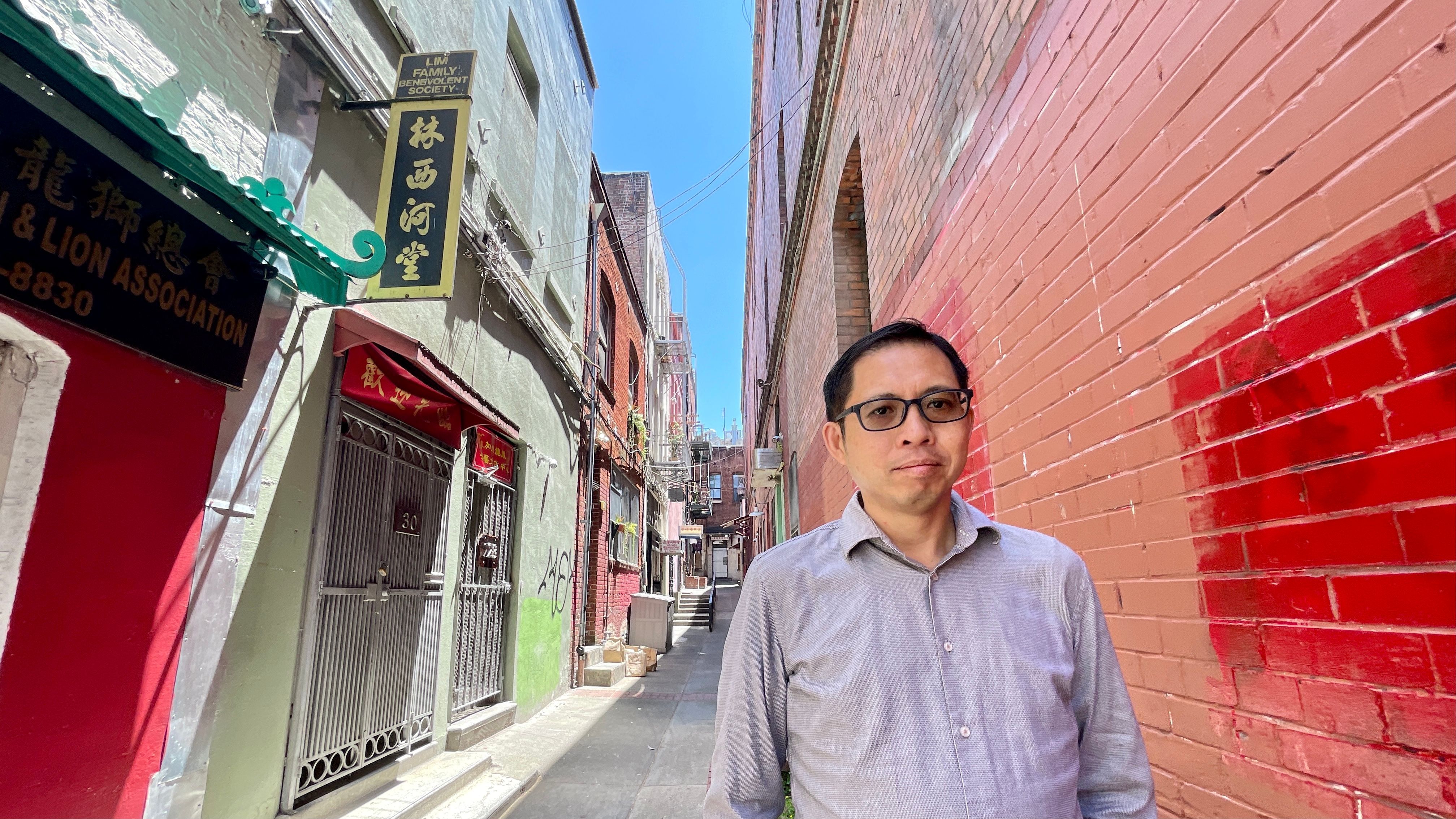 Thomas Lam has been a leader at the San Francisco Lim Family Benevolent Association for years. He was recently sworn in as the President of Oakland Consolidated Chinese Association. Photo by Portia Li