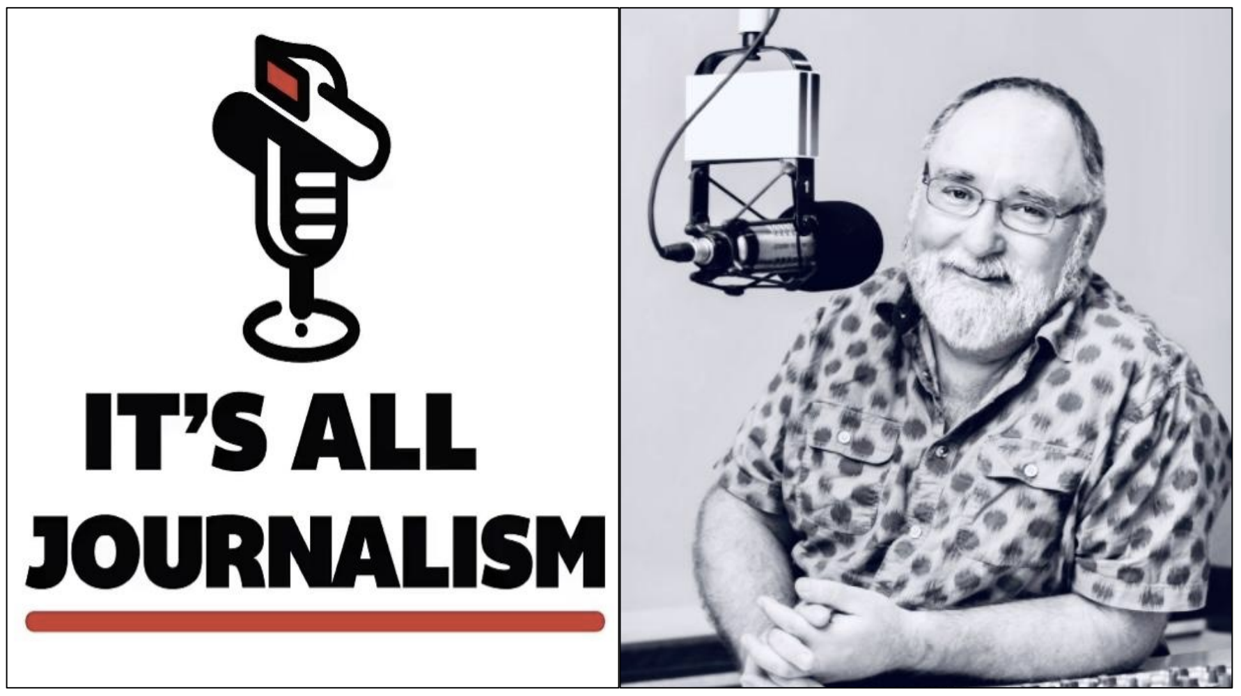 It’s All Journalism podcast producer Michael O’Connell. Courtesy It's All Journalism