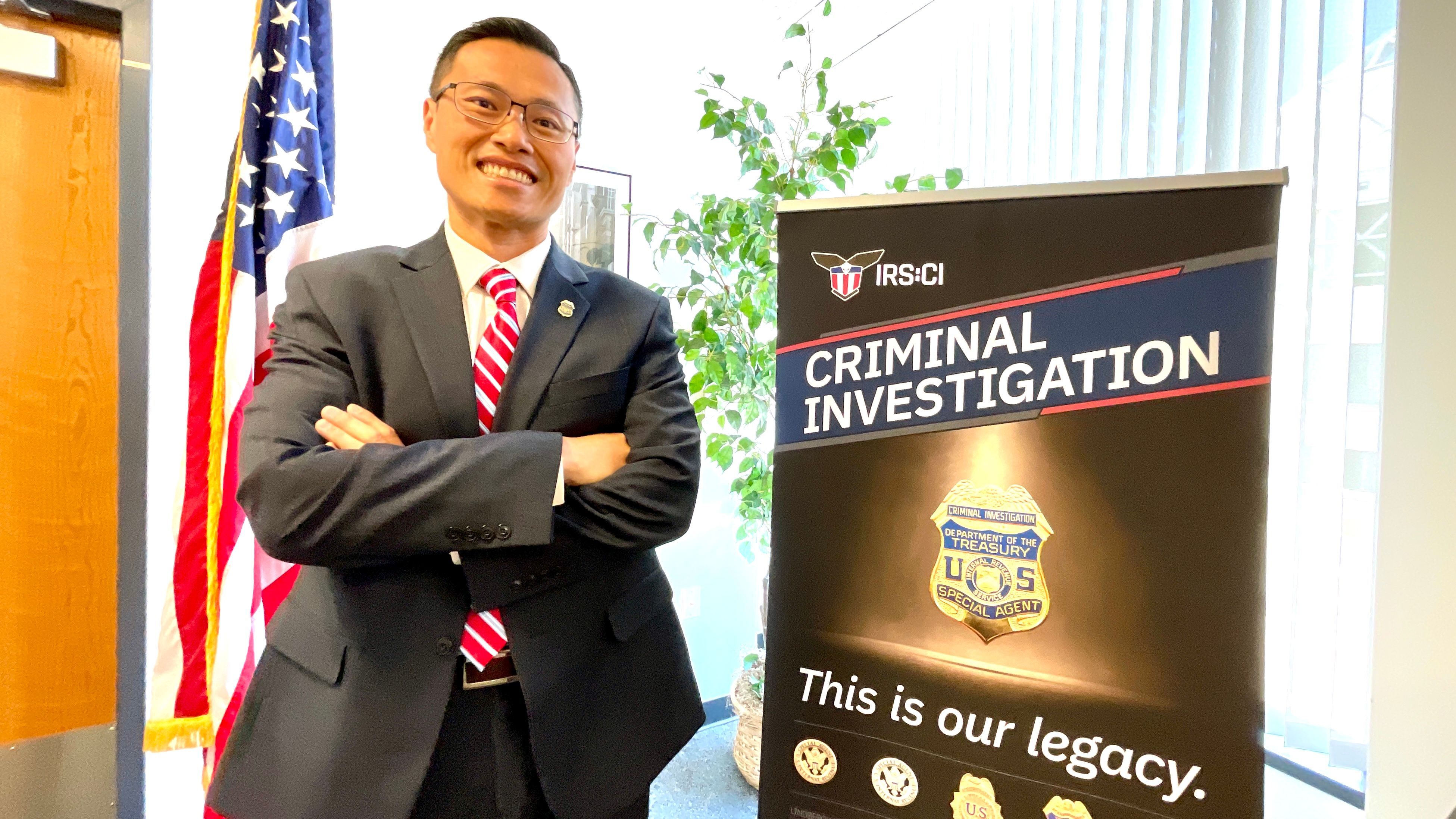 Darren Lian has become IRS Criminal Investigation Bay Area Field Office’s Special Agent in Charge since January 2023. Photo by Portia Li