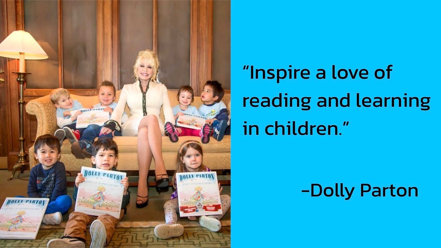 "Inspire a love of reading and learning in children’ has been Dolly Parton’s motto since she founded the Dolly Parton’s Imagination Library in 1995. Courtesy SF Department of Early Childhood