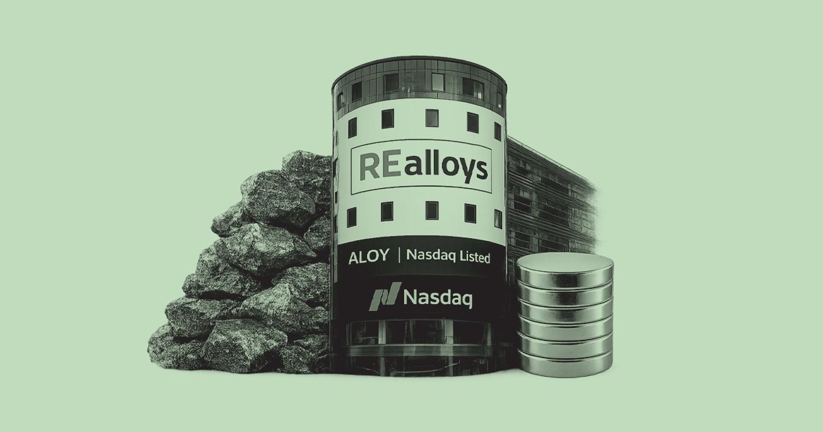 REalloys nasdaq, REalloys stock, REalloys logo