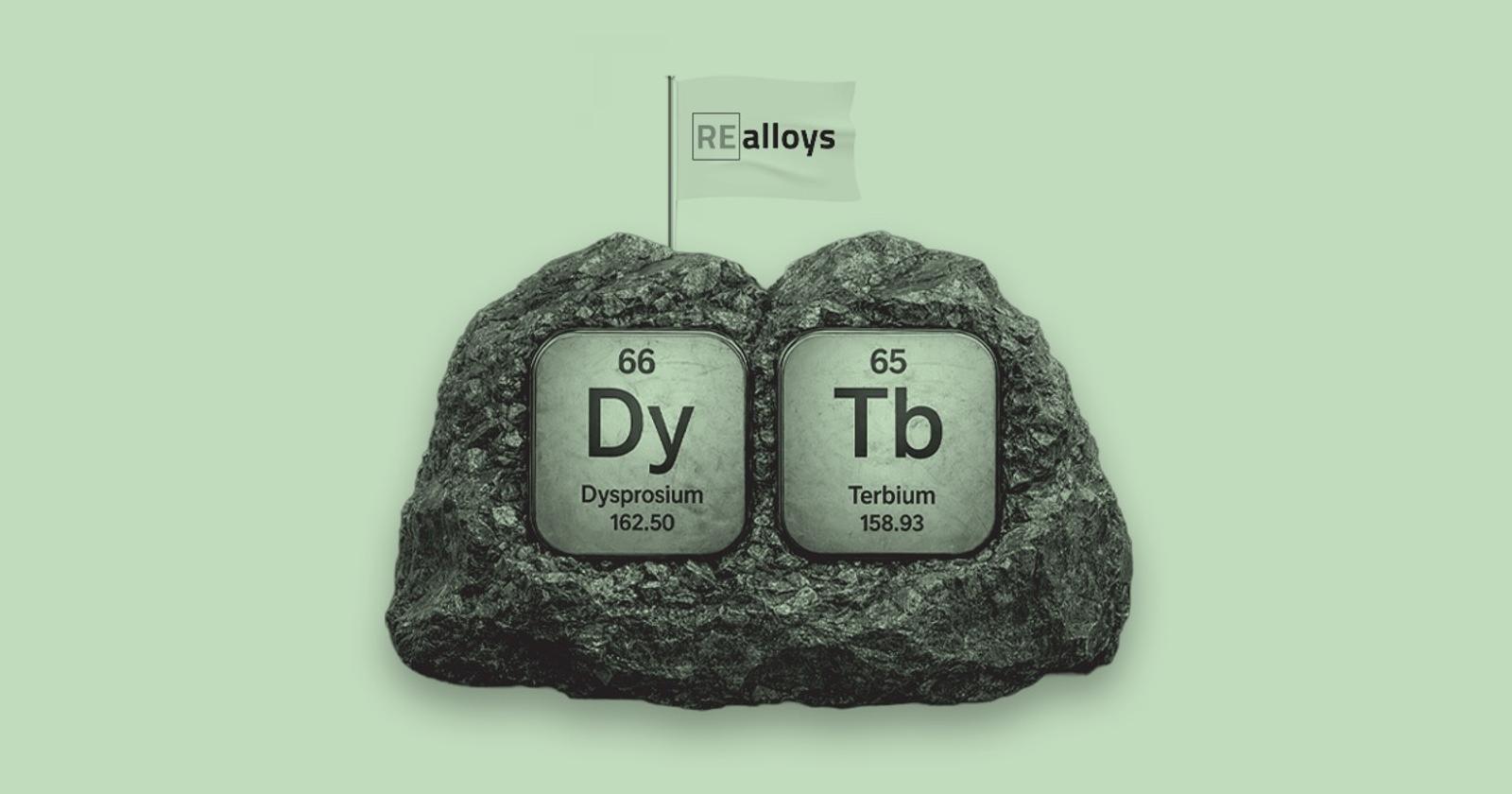 realloys rock terbium dysprosium