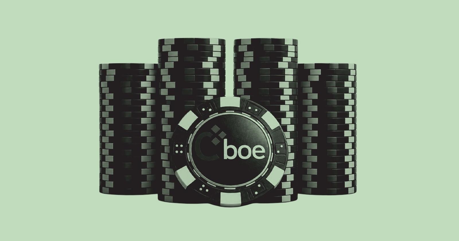 CBOE poker chip bets
