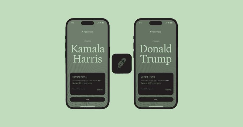 Robinhood election prediction market