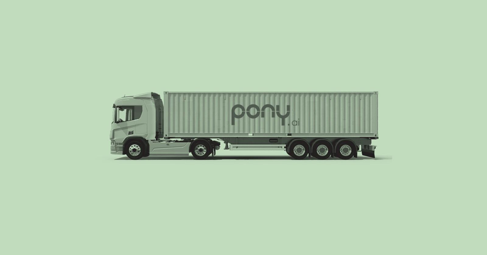 Pony AI trucking China