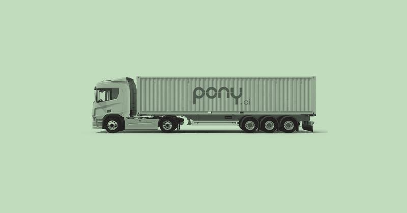 Pony AI trucking China