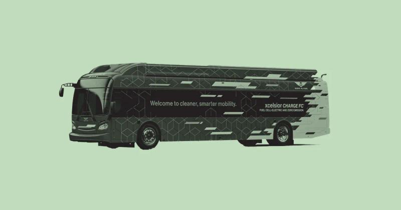 Ballard Power New Flyer Hydrogen Fuel Cell Bus