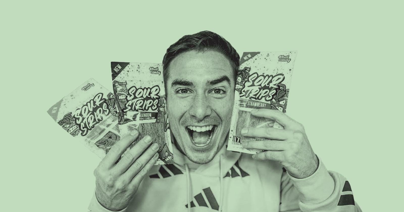 Maxx Chewning Sour Strips Hershey