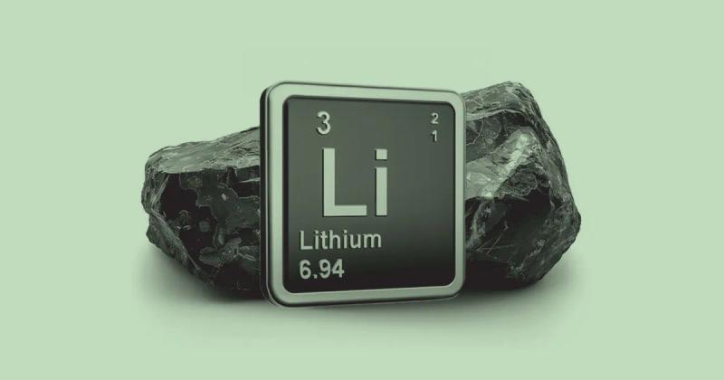 Lithium ore element