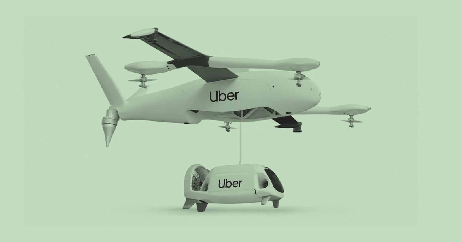 uber drone delivery