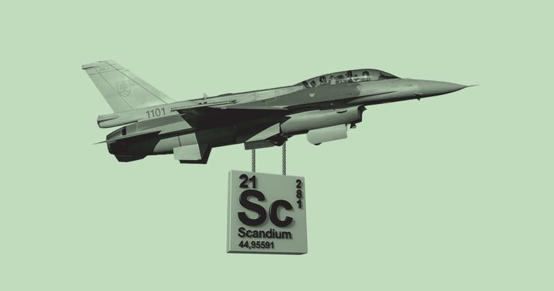 Fighter Jet Scandium