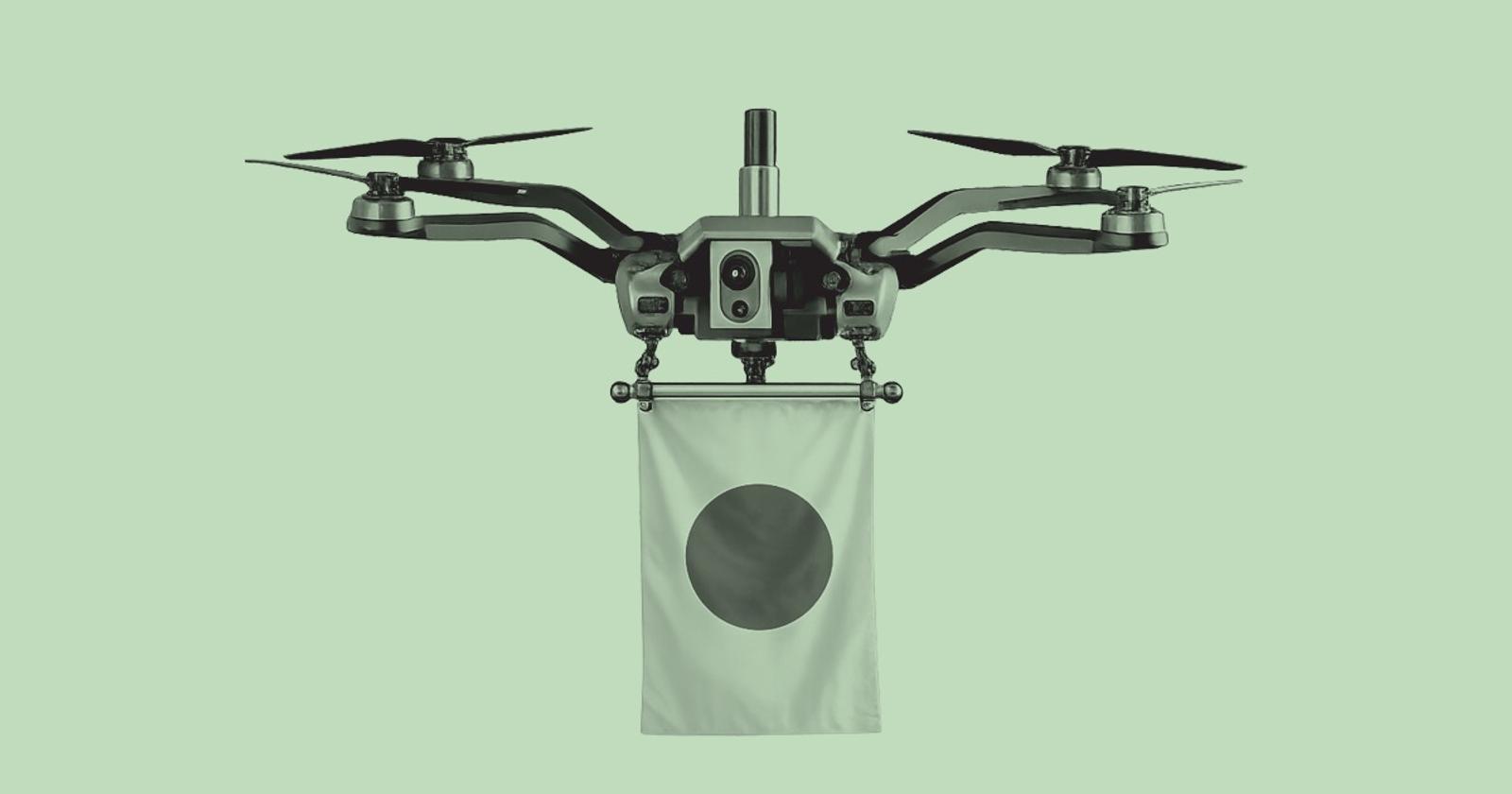 red cat black widow drone japan