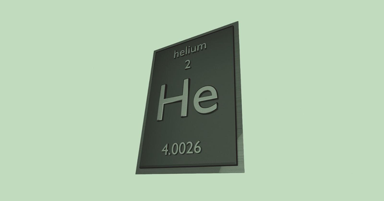 The All Out Pursuit For Helium Is Here