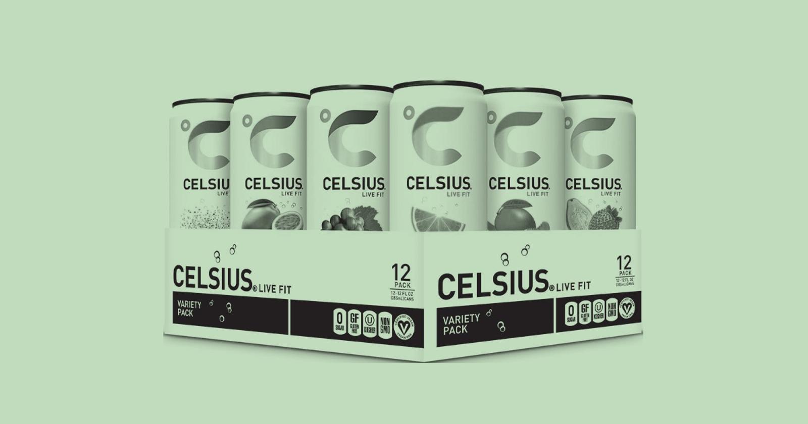 Celsius drink cans