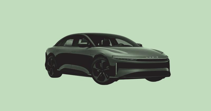 Lucid car graphite