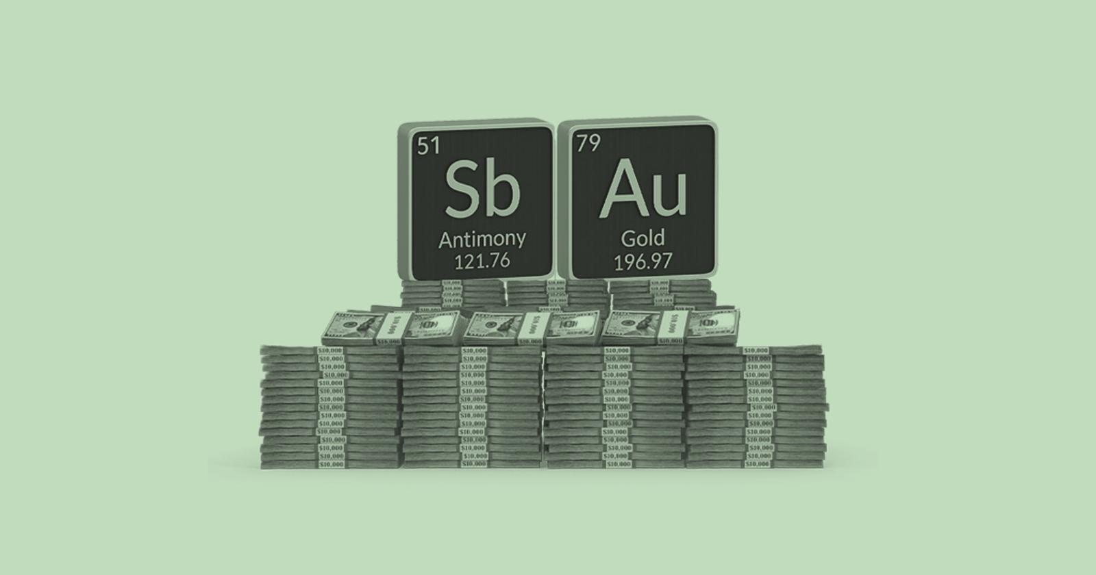 Gold and Antimony