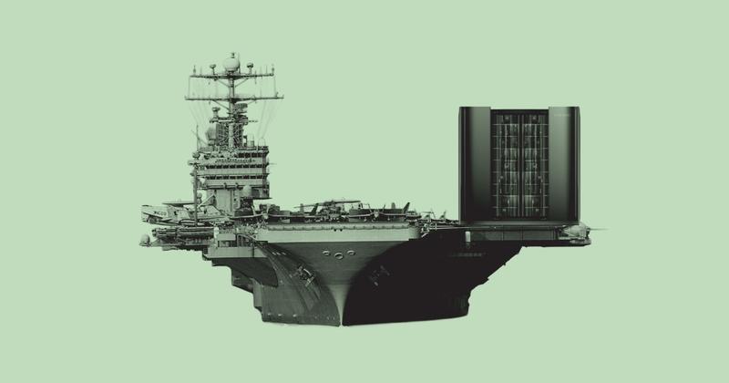 navy aircraft carrier quantum computer