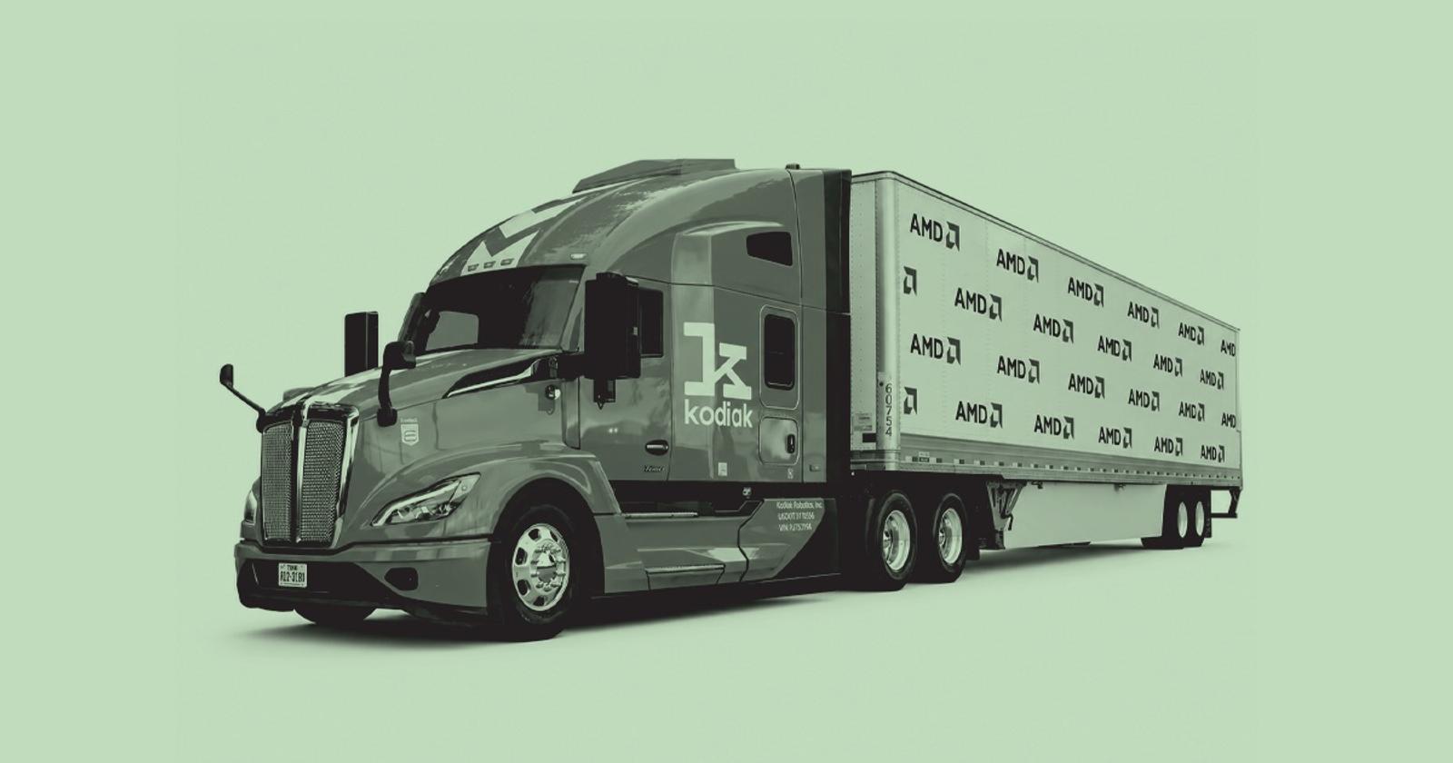 kodiak ai truck AMD