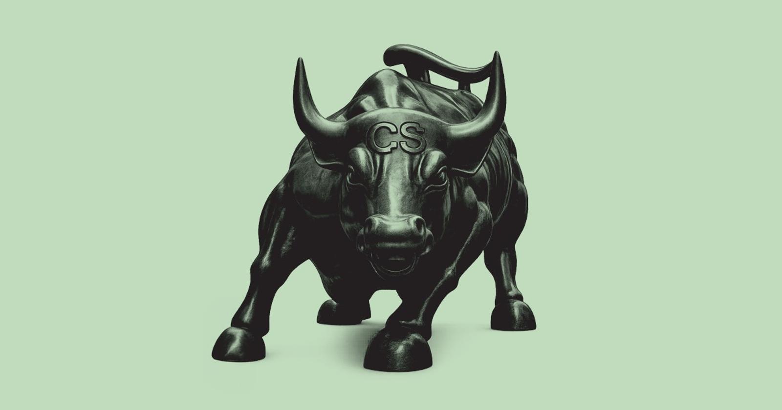 coinshares ipo, coinshares walls street bull