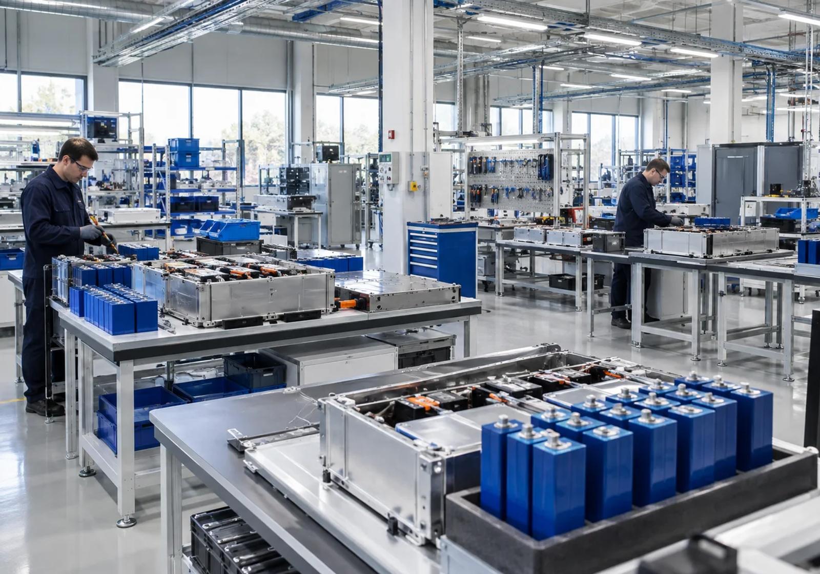 Battery manufacturing environment