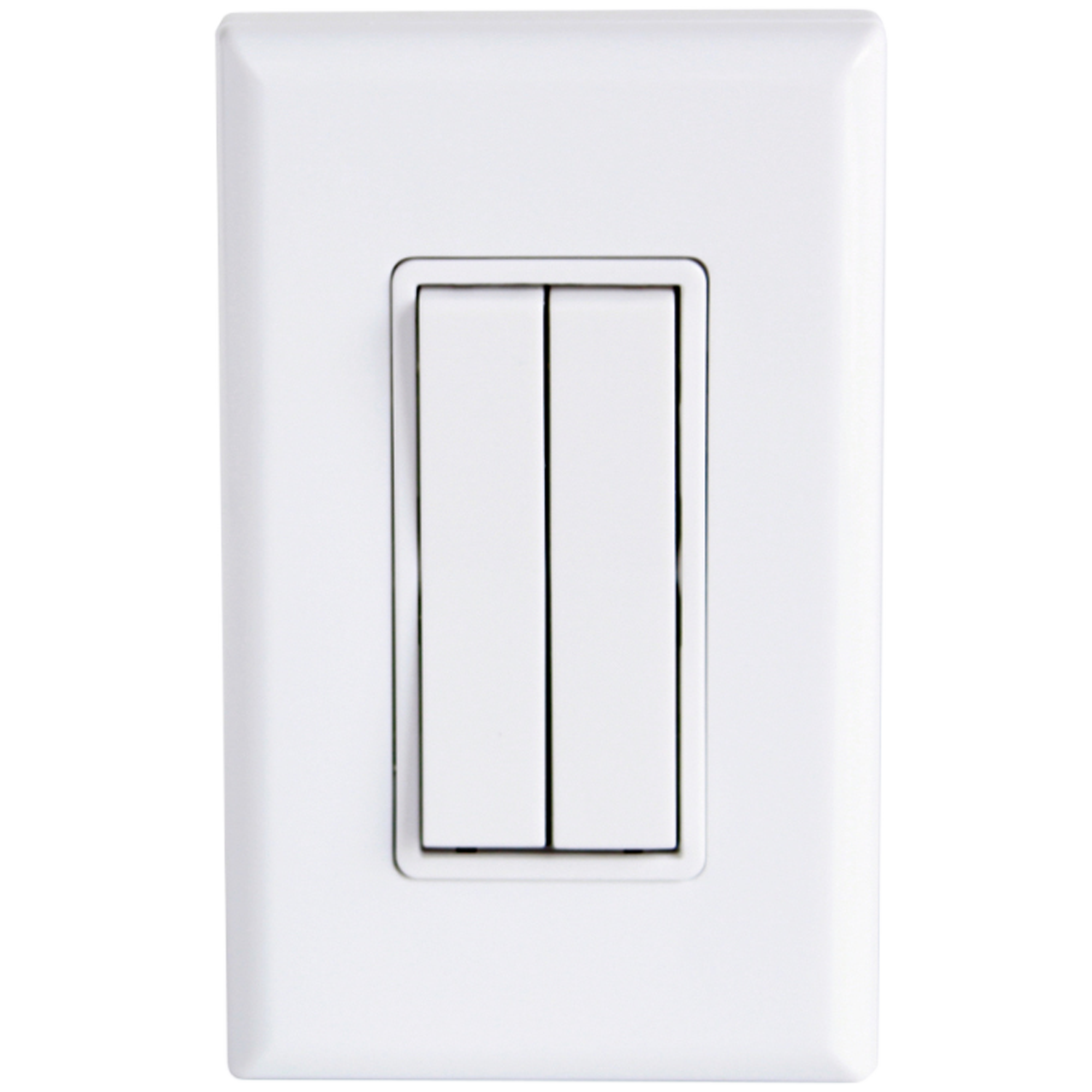 White Dual Rocker Switch