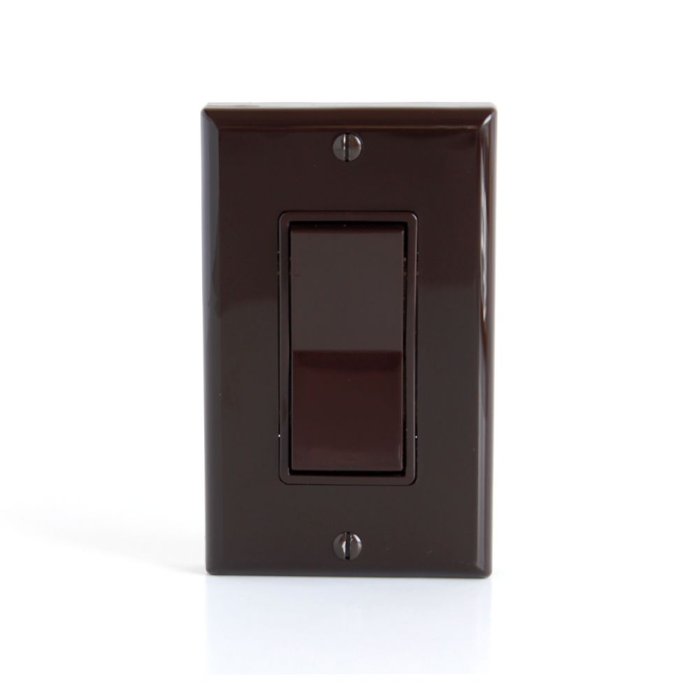 Brown Single Rocker Switch