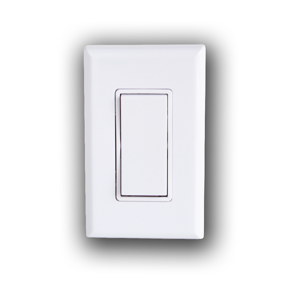 White Single Rocker Switch