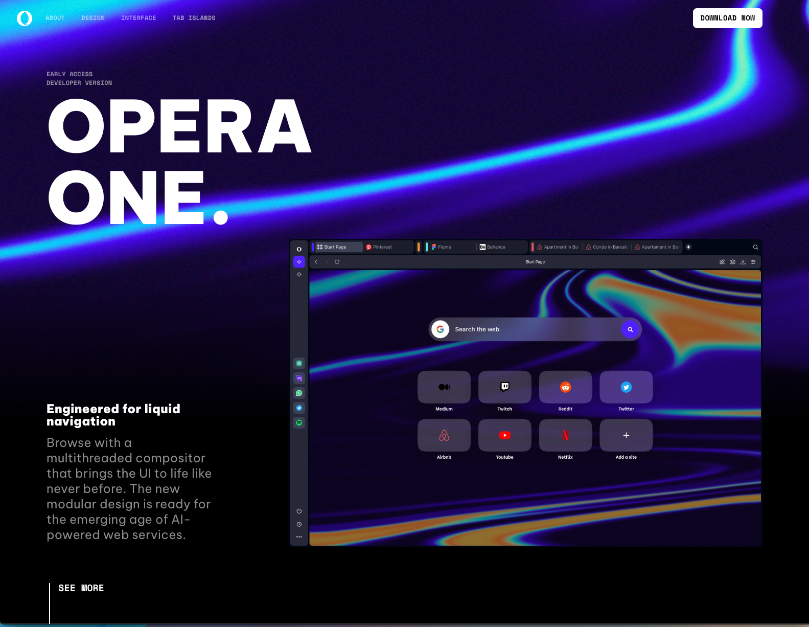Opera One Browser