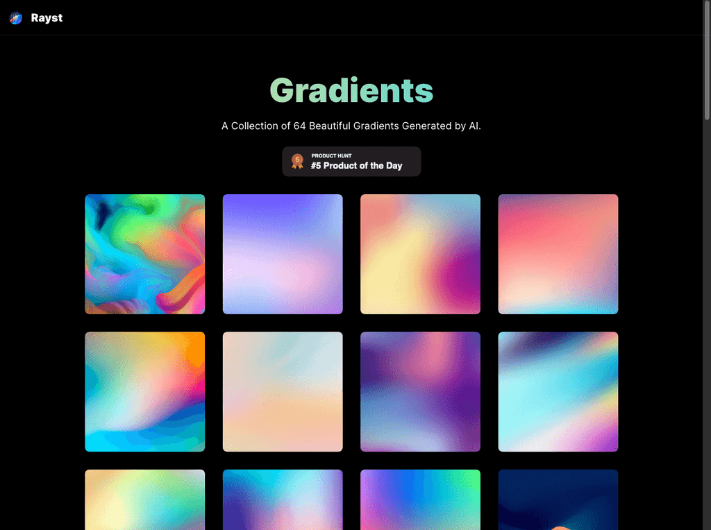 Rayst Gradients