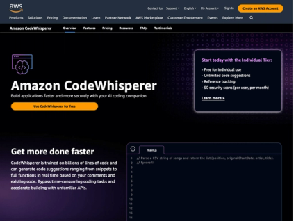 Amazon CodeWhisperer