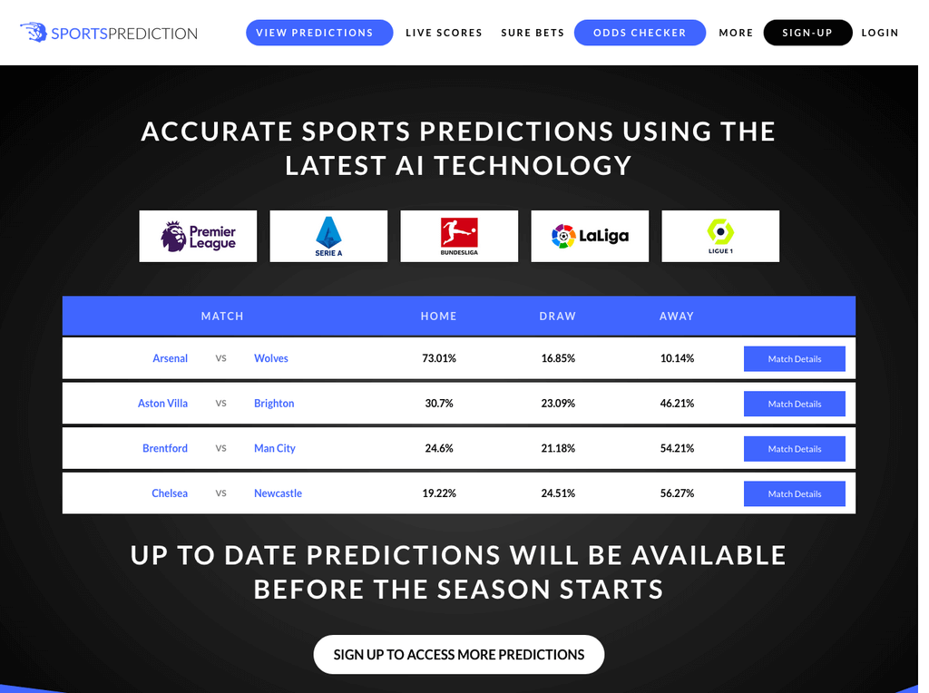 Sports Prediction AI