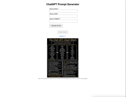 ChatGPT Prompt Generator