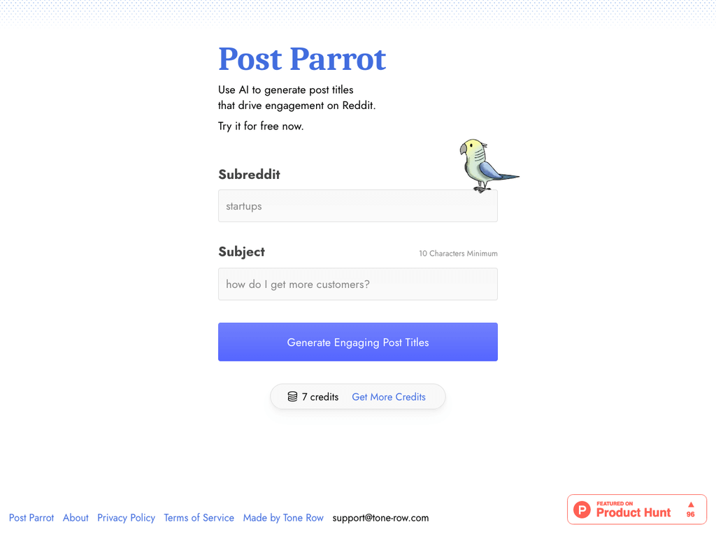 Post Parrot