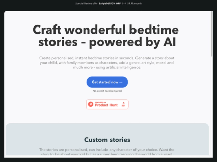 BedtimeStory AI