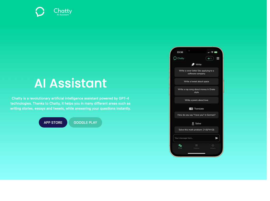 AI Assistant Chatty – Improve Your Conversations Today! | NextGenTool.io