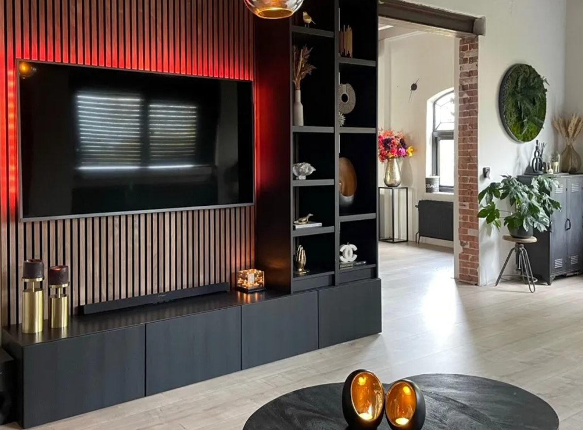 Combinaison de meuble TV IKEA BESTA & BILLY | Makeover.fr - Espaces ...