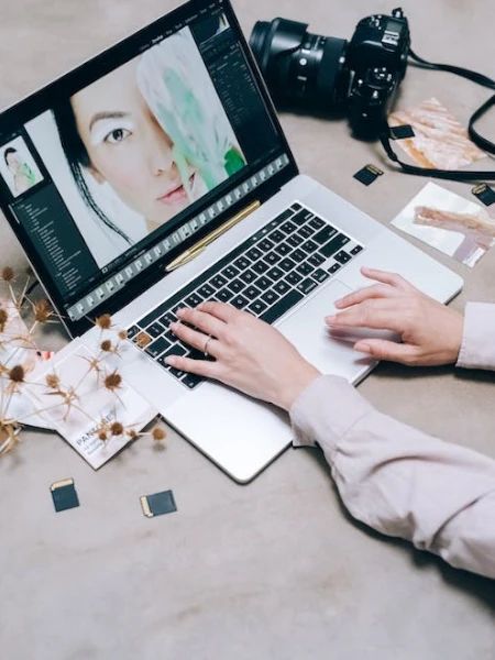 editando foto no photoshop