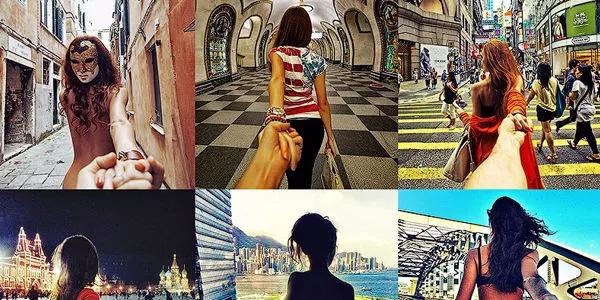 Fotógrafo é guiado pela namorada ao redor do mundo