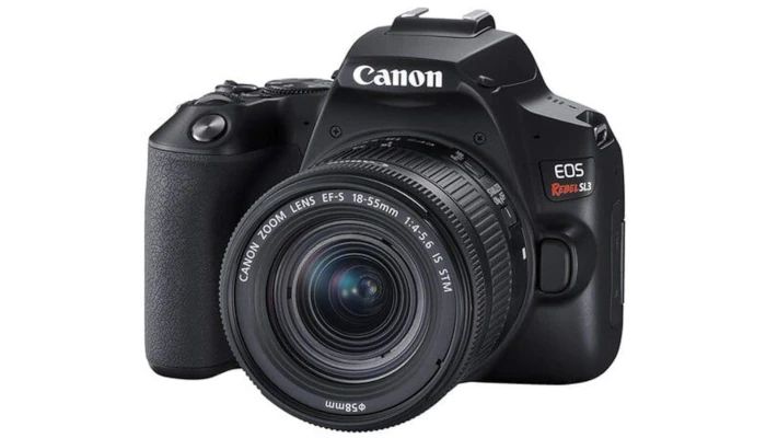 Câmera Canon SL3 DSLR com 24.1MP