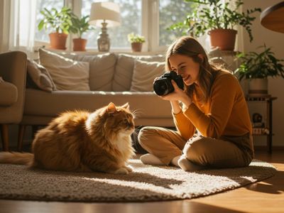 Como Fotografar Gatos em Casa: Iluminação, Poses e Mais